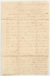 Communication from Samuel Gibson, Opposing the Petition for the Organization of a Company of Artillery in Brownfield