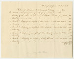 Accounts of Samuel Seavey Prison Keeper for Lincoln County
