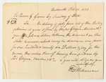 William D. Williamson's Request for a Warrant in His Favor, for 44 Copies of His History