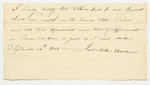 Certificate of Joel Miller, Warden, on the Conduct of Abner Lunt, Jr., and Russell Lunt in Prison