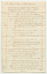 Account of Silas Barnard, for Services and Expenses Incurred Locating a Road from Week's Mills in Brighton to the Foot of Moosehead Lake