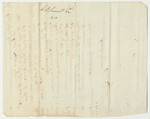 Moses True's Receipts for Expenses While Connecting the Baring and Houlton Road to the U.S. Military Road