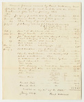 Amount of Monies Received by Reuel Williams, Commissioner of Public Buildings, for Rent, Articles Sold, Etc., Since the Settlement of His Account in January 1833