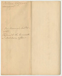 Account of Joshua Tolford for Superintending Public Property at the State Arsenal for 1829
