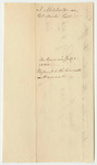 Account of Nathaniel Mitchell, Esq., Postmaster of Portland, for Postage