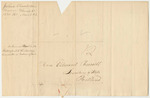 Letter of Joshua Chamberlain Regarding His Accounts as Penobscot Indian Agent