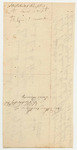 Obed Hutchin's Bill for Freight