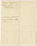Account of Edward Russell, Secretary of State, for Purchase of Stationary