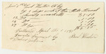 Receipt from Paul Huston for Work at the State House, Paid by Joshua Tolford