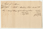 Account of Nathaniel Mitchell, Postmaster of Portland