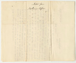 Letter from Nathaniel Coffin to Roscoe G. Greene, Secretary of State, in Relation to the Bill of Costs in State v. Isaac Snaith