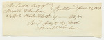 Warrant in Favor of Samuel G. Ladd, for Expenses of the State Arsenal.5.3
