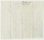 William H. Sumner's Bill for Cash paid Henry Hevey's Bill for a Set of Double Harnesses for Artillery, Paid by S.G. Ladd