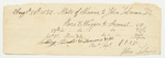 John Solman's Bill for Horse and Waggon to the State Arsenal