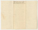 Bill of Particulars to Accompany Bill of Whole Amount Taxed and Allowed in Criminal Prosecutions at the Court of Common Pleas in Lincoln County, August Term 1832