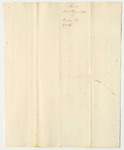 Asa Churchel's Bill for Hay for Oxen, Paid by Abijah Smith