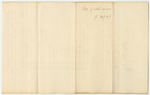Bill of Whole Amount of Costs in Criminal Prosecutions, at the Court of Common Pleas at Augusta in the County of Kennebec, December Term 1830