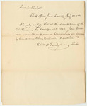 Certificate of William Vaughan, Clerk, of the Conviction of John Boston