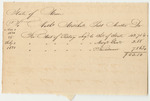 Account of Nathaniel Mitchell, Esq., Postmaster of Portland, for Postage