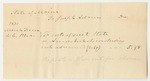 Account of Joseph Adams for Costs in State vs. Amos Nichols