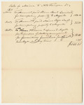 Account of Abner B. Thompson, State Treasurer for Transportation of Public Property to Augusta
