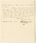 Communication from S.H. Mudge and Company on the Cumberland and Oxford Canal Lottery, Praying That a Warrant May Be Drawn in Their Favor for