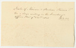 Account of Harlowe Harris, Clerk in the Secretary of State's Office