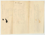 Bills of Cost at the Court of Common Pleas in Kennebec County, April Term 1833