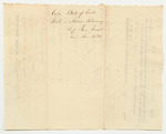 Bills of Cost at the Supreme Judicial Court in Kennebec County, June Term 1833