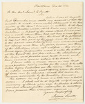Communication from Isaac Smith, Esq., Agent of the While Hills Road