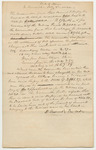 Draft of the Report on the Settlement of Accounts of Samuel F. Hussey, Penobscot Indian Agent