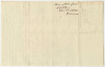 Items of Bills of Costs in Criminal Prosecution at the Court of Common Pleas in Norridgewock in the County of Somerset, November Term 1830