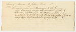 Account of John Reed for Services as Messenger of the Governor and Council