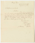 Communication from Joseph Sewall, Adjutant General, Regarding Building a Gunhouse in Bath