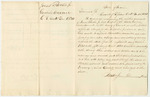 Account of Jonas Parlin Jr., Keeper of the State's Gaol in Norridgewock in the County of Somerset for the Support of Prisoners Therein Committed Upon Charge or Conviction of Crimes and Offences Against the State, October Term 1830