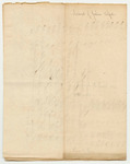 Account of Joshua Tolford for Caring for Public Property at the State Arsenal