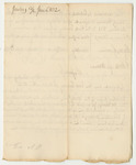 Account Exhibited by Thomas Crocker, Keeper of the State's Gaol in the County of Oxford, for the Support of Prisoners Therein Confined Upon Charge or Conviction of Crimes or Offences Against the State from October 25th 1831 to June 19th 1832