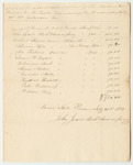 List of Subordinate Officers of the Maine State Prison for the Quarter Commencing May 1st and Ending July 31st 1833