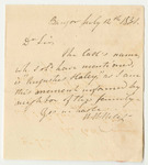 Note from W.W. Niles, in Relation to Augustus Haley