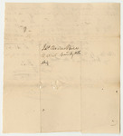 James Boice's Bill for a Tea Kettle, Keg, and Other Items, Paid by William Vance