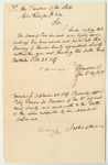 Certificate of Peleg Bension Jr., Treasurer of the Kennebec Agricultural Society, of the Funds Deposited in the Treasury of Said Society