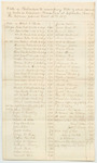 Bill of Particulars to Accompany Bill of Whole Amount of Costs and Taxed in Criminal Prosecutions at the Court of Common Pleas in Lincoln County, September Term 1837