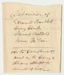 Depositions of Edward Bartlett, Henry Clark, Samuel Metcalf, and James McNear, Relating to Abraham and Henry Chapman's Involvement in State v. Moses Call