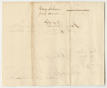 Account of Henry Johnson, Keeper of the Goal in Augusta in the County of Kennebec, for Support of Prisoners Therein Confined on Charges or Conviction of Crimes and Offences Against the State, from April 30th to August 19th 1836