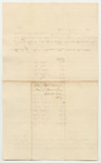 Bills of Cost at the Court of Common Pleas in Kennebec County, December Term 1836