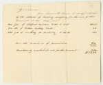 Estimate of the Articles of Beding Necessary for the Use of the Convicts at the State Prison