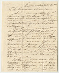Communication from J.A. Lowell, Recommending the Pardon of Wallace Fenlason