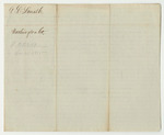 Account of Bills of Cost Taxed, and of Fines, Forfeitures, and Bills of Costs Received, for and on Account of the State of Maine by George Smith, Treasurer of Washington County