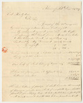 Abner Coburn's Account with John Hodgdon, for Opening the Road from Moosehead Lake to the Canada Road