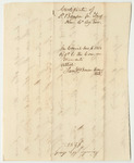 Certificate of Peleg Benson, Treasurer of the Kennebec County Agricultural Society, of the Funds Deposited in the Treasury of Said Society